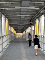 高捷岡山車站跨站天橋銜接台鐵平台 開放通行