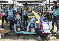 全社會防衛韌性台南實地演練 谷立言讚台灣人決心