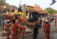 緬甸地震死亡逾千 中俄印度等國搜救隊趕赴當地馳援