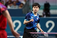 林昀儒4局拍下薛飛 WTT仁川冠軍賽晉級16強