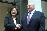 蔡英文：阿米塔吉對台美關係貢獻  將永遠被記得