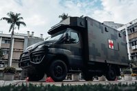 國軍新式野戰型救護車亮相  強化戰場即時救護能力
