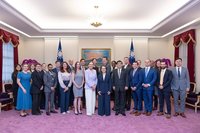 蕭副總統接見美智庫 盼下一世代國安領袖更了解台灣