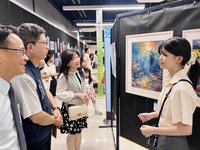 「藝象十一」松山機場登場 北市11校美術班聯展