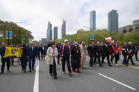 芝加哥波蘭憲法日遊行 台僑加入籲支持台灣國際參與