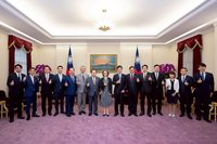 接見日本訪團  蕭副總統：區域和平是台日共同利益