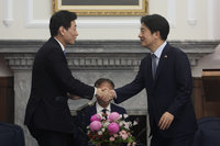 晉見賴總統  日本前經產大臣西村康稔：台灣有事等於世界有事