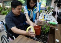 農改場醫院合作園藝療育 助思覺失調患者返職場