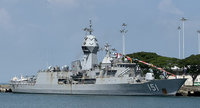 亞洲國際海防展登場  美日澳等13國軍艦齊聚新加坡