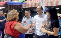 陪洪孟楷掃街 朱立倫：認真立委被罷免非常荒謬
