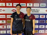 泰羽球公開賽晉4強 許雅晴宋祐媗學姊妹組合迸火花