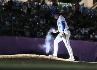 悍將終結者曾峻岳吞敗後下二軍  右膝肌肉緊繃