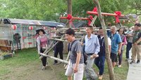蓮花池竹橋茅屋  嘉義板頭社區打造觀光亮點