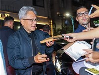 黃仁勳明天離台 想去夜市怕人潮太多恐放棄