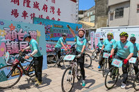 陳亭妃端午連假鐵馬行遍台南37區 應援罷免藍委運動