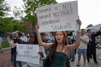 哈佛大學學生示威 與川普對立升級