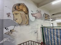 東門市場改造遭指破壞藝術牆  竹市喊停研議保存
