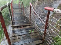 屏東北大武山步道遭落石砸損 暫停開放待搶修