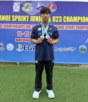 亞洲輕艇競速青少年暨U23錦標賽  謝家承獲1銀1銅