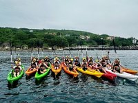 屏東特教校攜潮州高中 戶外融合教育體驗獨木舟