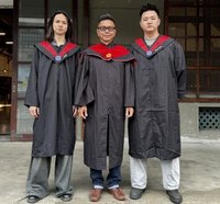 曾傳傑父子3人同年畢業  中原設計學院譜佳話