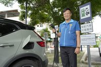 南投市友善電動車 8處停車場設17座快慢充樁