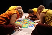 「傳承之美」特展  喇嘛現地繪製沙壇城