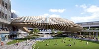 隈研吾打造台中新地標 月亮灣空橋詩意串聯三鐵