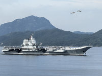 共軍航艦山東艦編隊首次訪港