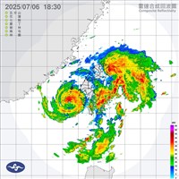 颱風丹娜絲近岸增強開眼中 6日晚間至7日影響最大