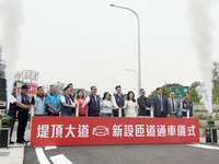堤頂交流道北向新匝道開通 減少400公尺繞行距離