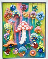 斜槓藝術家櫻崎露露 首展「蘑菇一下」向怪咖致敬