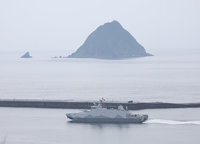 漢光演習首日演練戰術機動 沱江級巡邏艦基隆緊急出港