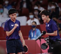 林昀儒、鄭怡靜勝第4種子 WTT大滿貫混雙晉4強[影]