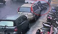 台中男開車撞倒路旁2機車未停 吃罰單且恐吊照3個月