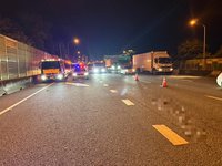 國道1號北上94公里處車禍　1名民眾遭多車輾斃