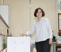 蔡英文戶籍遷到大安區　下午完成投票