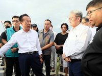 視察嘉義淹水災情　陳金德籲做好因應豪雨侵襲整備