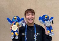 楊筑云世大運羽球混雙摘金　父親：女兒真的長大了