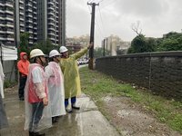 西南氣流強降雨　林欽榮視察鼓山三路等防汛準備