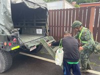 國軍第五作戰區投入災害防救　協助民眾預防性撤離