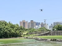 竹北啟動科技防治紅火蟻 無人機撒布餌劑提升效率