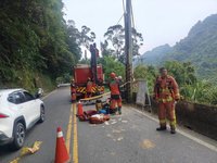 北宜公路1車墜落山谷　駕駛意識模糊救援中