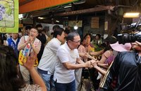 兩市長陪羅明才掃街反罷  綠營訴求台灣價值優先