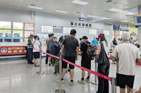 颱風影響旅客滯留金門　午後對外交通陸續恢復