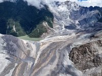 花蓮馬太鞍溪堰塞湖　颱風楊柳過境後仍穩定
