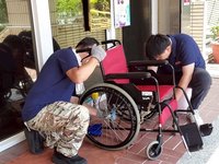 台南災後輔具清消  照顧身障者及高齡者生活細節