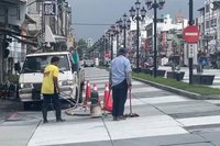 花蓮日出大道兩側摔車頻傳　縣府研磨路面增摩擦力