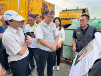 徐富癸會勘屏南水利工程　提升沿海防洪韌性