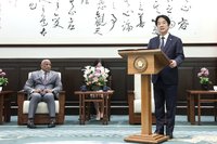總統接見聖露西亞副總理　盼持續開拓多元合作領域